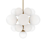 Nova Chandelier in Burnished Brass from Four Hands - Luna Furniture