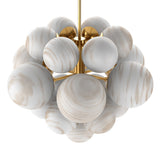 Nova Chandelier in Burnished Brass from Four Hands - Luna Furniture