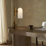 Odyssey Table Lamp in Burnished Brass from Four Hands - Luna Furniture