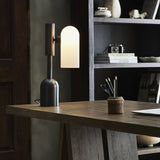 Odyssey Table Lamp in Black Gunmetal from Four Hands - Luna Furniture