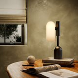Odyssey Table Lamp in Black Gunmetal from Four Hands - Luna Furniture