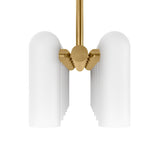 Odyssey Linear Md Chandelier in Burnished Brass from Four Hands - Luna Furniture