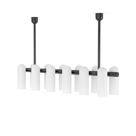 Odyssey Linear Md Chandelier in Black Gunmetal from Four Hands - Luna Furniture