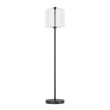 Odyssey 6 Floor Lamp in Black Gunmetal from Four Hands - Luna Furniture