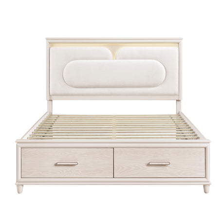 Lunaris Beige 4pc Set (QB+NS+DR+MR) from Homelegance - Luna Furniture