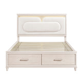 Lunaris Beige Storage Platform Bedroom Set from Homelegance - Luna Furniture