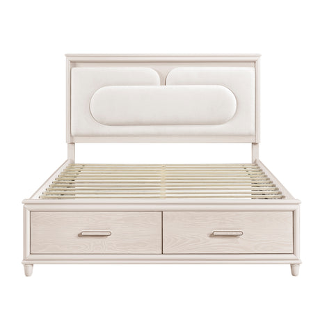 Lunaris Beige Storage Platform Bedroom Set from Homelegance - Luna Furniture