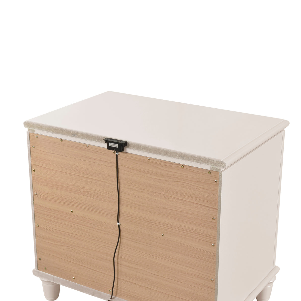 Lunaris Beige Night Stand from Homelegance - Luna Furniture
