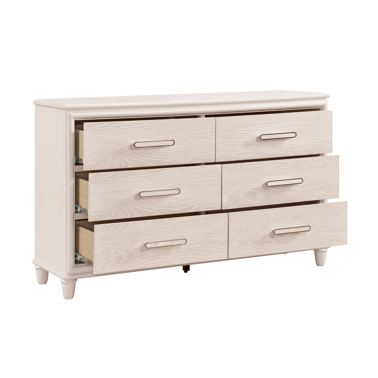 Lunaris Beige King Platform Bed with Footboard Storage from Homelegance - Luna Furniture