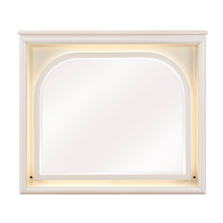 Lunaris Beige Dresser Mirror (Mirror Only) from Homelegance - Luna Furniture