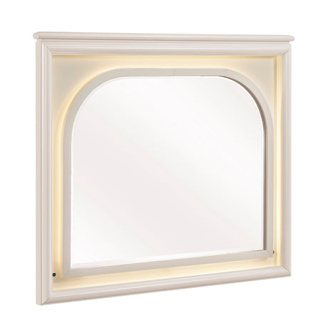 Lunaris Beige Dresser Mirror (Mirror Only) from Homelegance - Luna Furniture