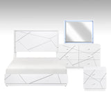 Orlo White 4pc Set (QB+NS+DR+MR) from Homelegance - Luna Furniture