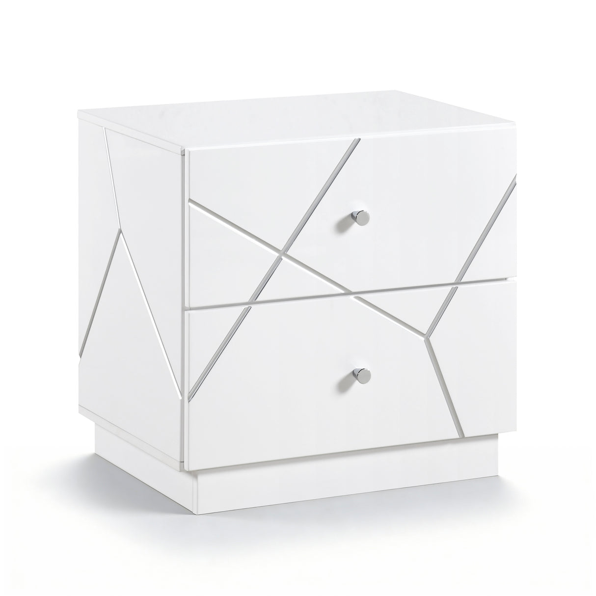 Orlo White 4pc Set (QB+NS+DR+MR) from Homelegance - Luna Furniture