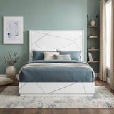 Orlo White 4pc Set (QB+NS+DR+MR) from Homelegance - Luna Furniture