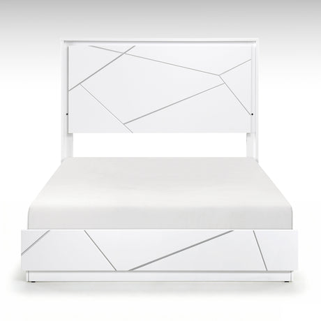Orlo White California King Bed from Homelegance - Luna Furniture