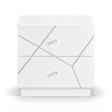 Orlo White Led Panel Bedroom Set from Homelegance - Luna Furniture