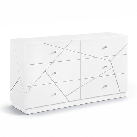 Orlo White Led Panel Bedroom Set from Homelegance - Luna Furniture