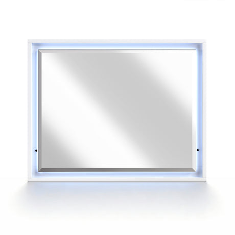 Orlo White Mirror from Homelegance - Luna Furniture