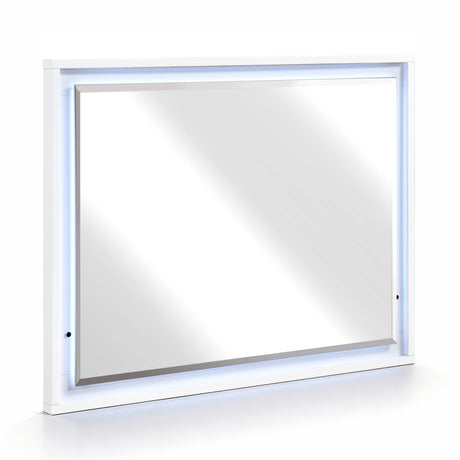 Orlo White Led Panel Bedroom Set from Homelegance - Luna Furniture