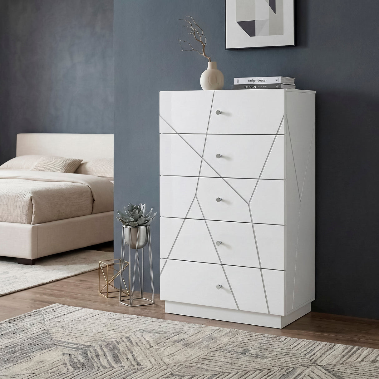 Orlo White Mirror from Homelegance - Luna Furniture