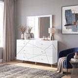 Orlo White Mirror from Homelegance - Luna Furniture