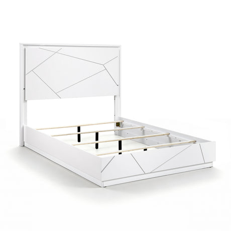 Orlo White Eastern King Bed from Homelegance - Luna Furniture