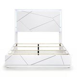 Orlo White Led Panel Bedroom Set from Homelegance - Luna Furniture