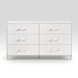 Ripple White 4pc Set (QB+NS+DR+MR) from Homelegance - Luna Furniture