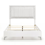 Ripple White 5pc Set (QB+NS+DR+MR+CH) from Homelegance - Luna Furniture