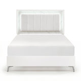 Ripple White 5pc Set (QB+NS+DR+MR+CH) from Homelegance - Luna Furniture