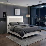 Ripple White Queen Bed from Homelegance - Luna Furniture