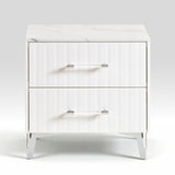 Ripple White Night Stand from Homelegance - Luna Furniture