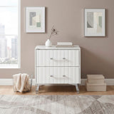 Ripple White 5pc Set (QB+NS+DR+MR+CH) from Homelegance - Luna Furniture