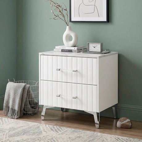Ripple White Dresser from Homelegance - Luna Furniture