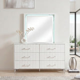 Ripple White Mirror from Homelegance - Luna Furniture