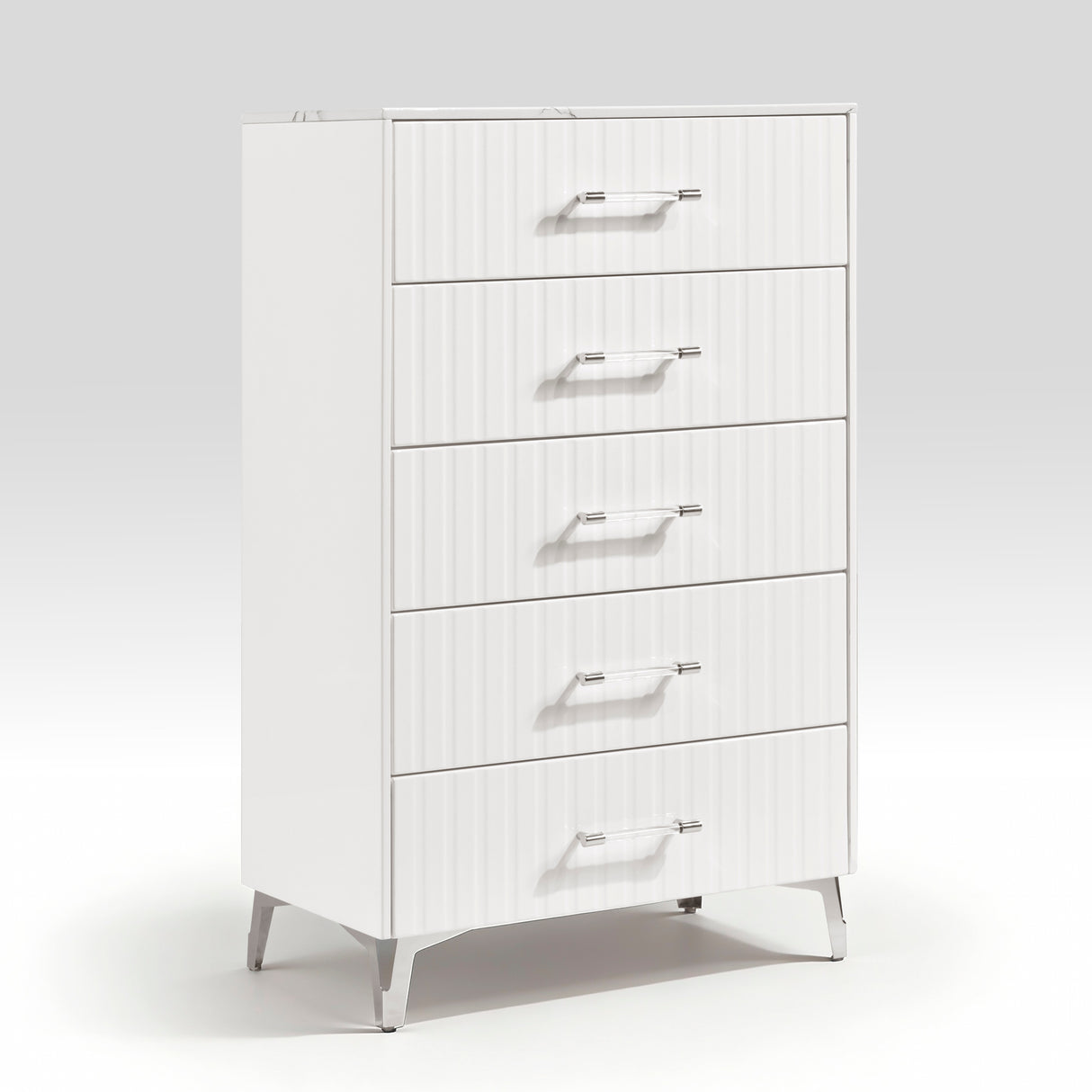 Ripple White Chest from Homelegance - Luna Furniture