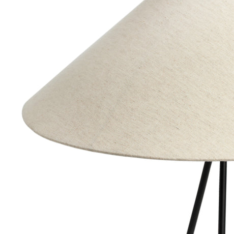 Waldorf Table Lamp in Matte Black from Four Hands - Luna Furniture