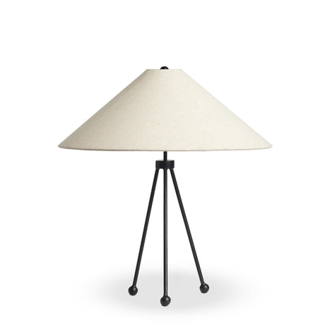 Waldorf Table Lamp in Matte Black from Four Hands - Luna Furniture