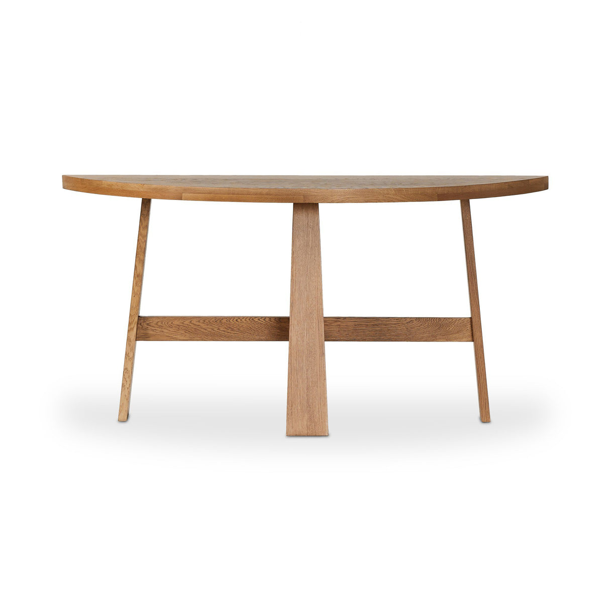 Fara Console Table in Light Brown Oak from Four Hands - Luna Furniture