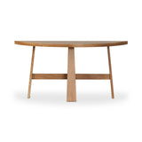 Fara Console Table in Light Brown Oak from Four Hands - Luna Furniture