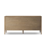 Maggie 6 Drawer Dresser in Aged Smoked Oak Resawn from Four Hands - Luna Furniture