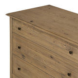 Maggie 6 Drawer Dresser in Aged Smoked Oak Resawn from Four Hands - Luna Furniture