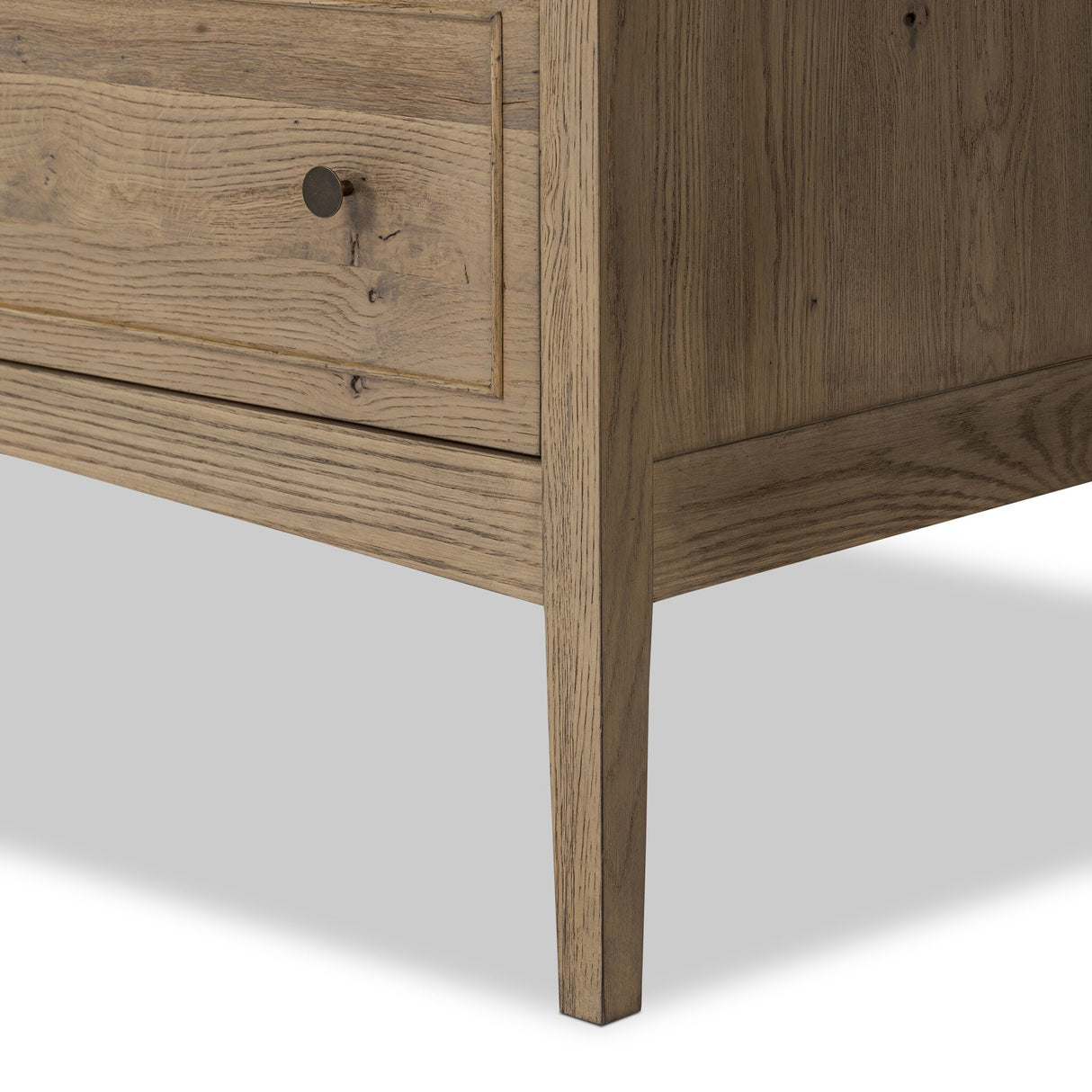 Maggie 6 Drawer Dresser in Aged Smoked Oak Resawn from Four Hands - Luna Furniture