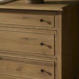 Maggie 6 Drawer Dresser in Aged Smoked Oak Resawn from Four Hands - Luna Furniture