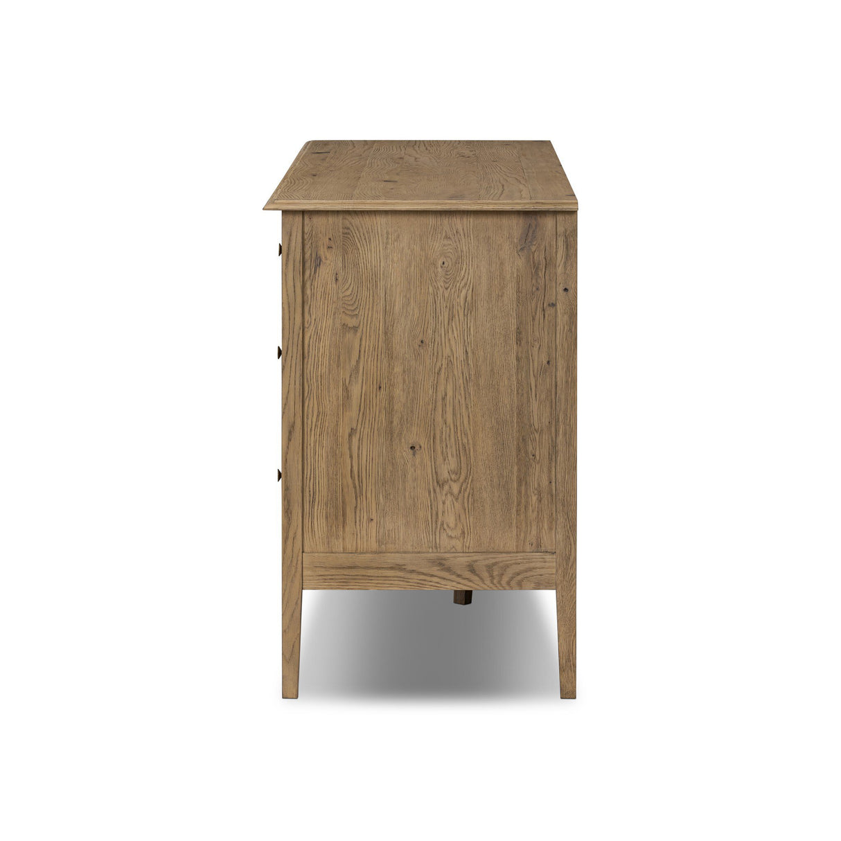 Maggie 6 Drawer Dresser in Aged Smoked Oak Resawn from Four Hands - Luna Furniture