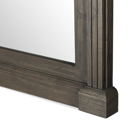 Hemlock Floor Mirror in Weathered Elm from Four Hands - Luna Furniture