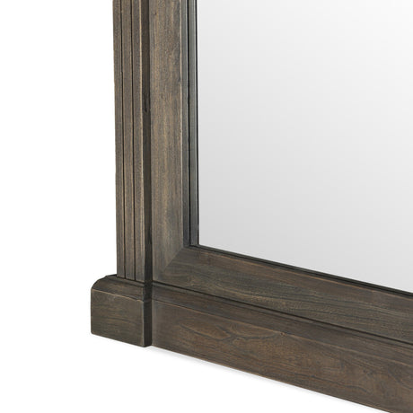 Hemlock Floor Mirror in Weathered Elm from Four Hands - Luna Furniture
