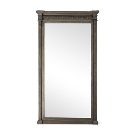Hemlock Floor Mirror in Weathered Elm from Four Hands - Luna Furniture
