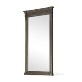 Hemlock Floor Mirror in Weathered Elm from Four Hands - Luna Furniture