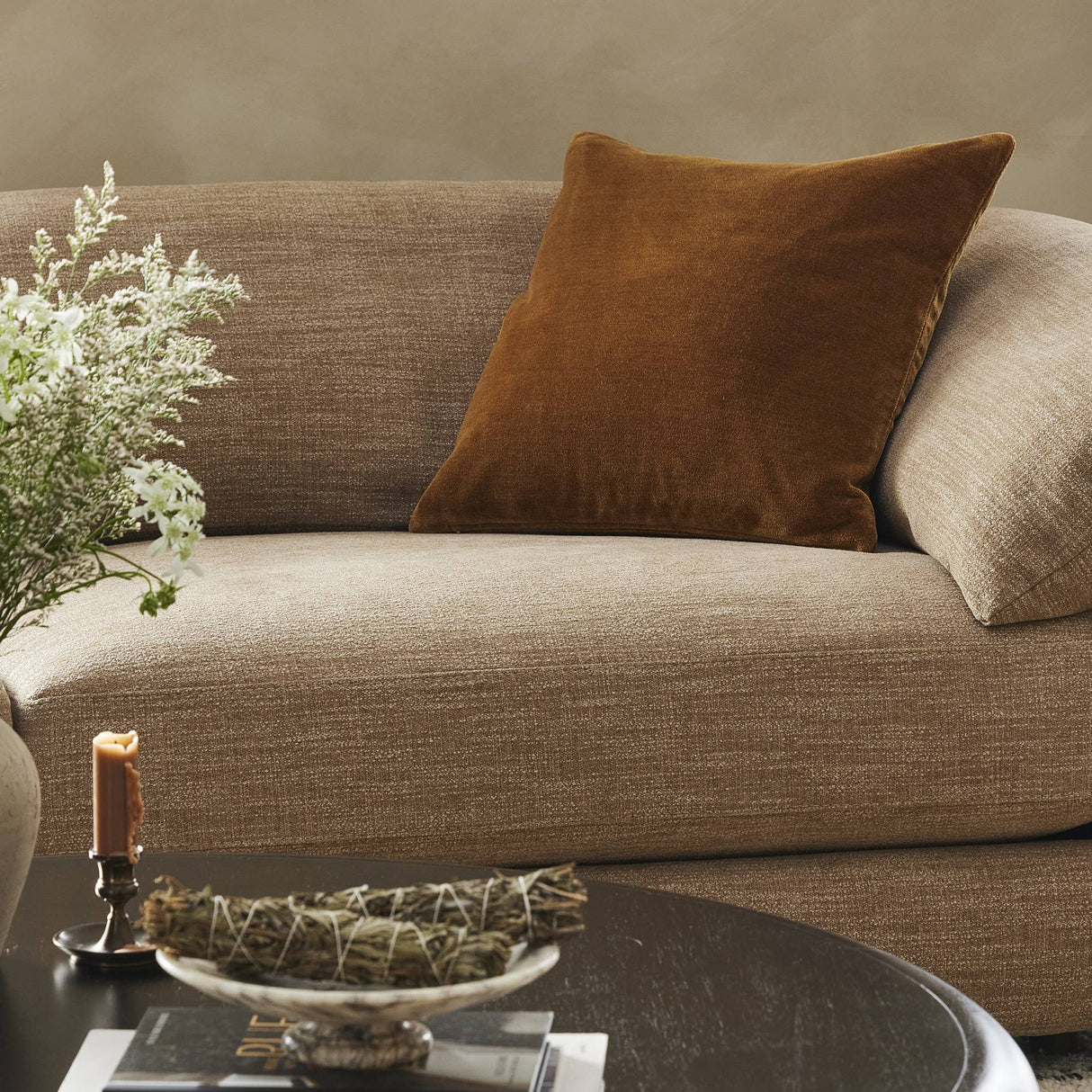 Bridger Pillow in Monte Tobacco from Four Hands - Luna Furniture